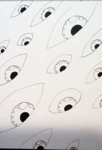 Eyes Doodle by Robert Chapman