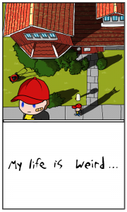 First page of a web comic by Robert Chapman